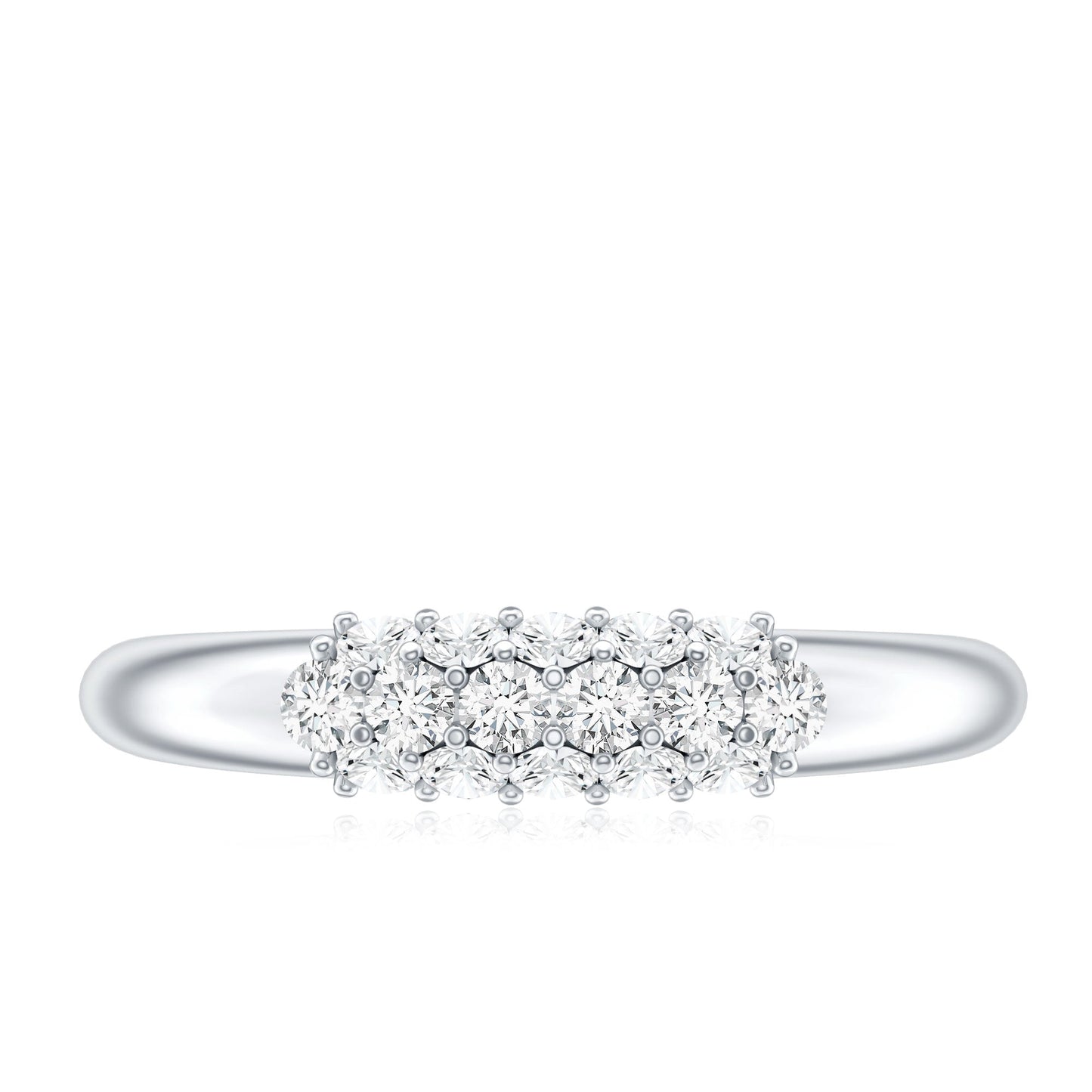 Certified Lab Grown Diamond Anniversary Ring