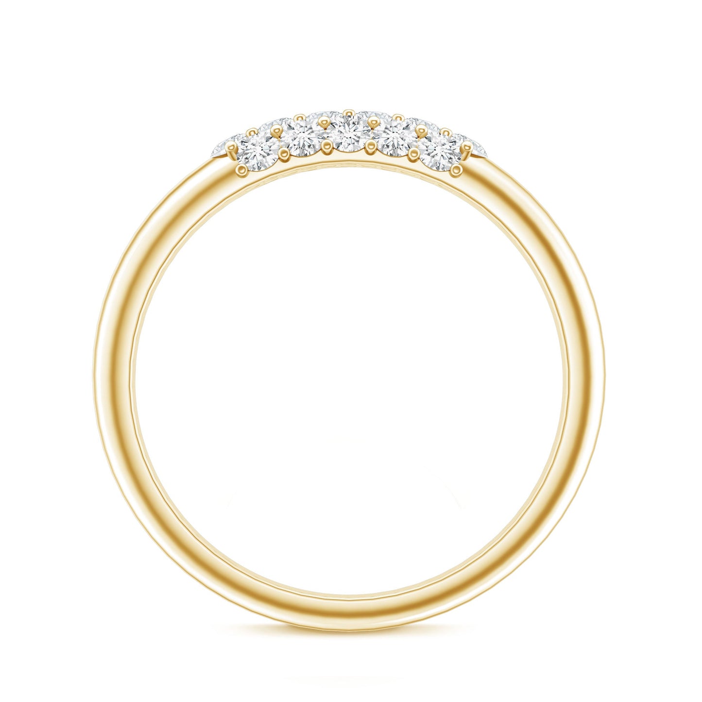 Certified Lab Grown Diamond Anniversary Ring
