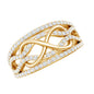 Certified Lab Grown Diamond Infinity Wedding Band Ring