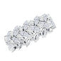Certified Lab Grown Diamond Leaf Wedding Band
