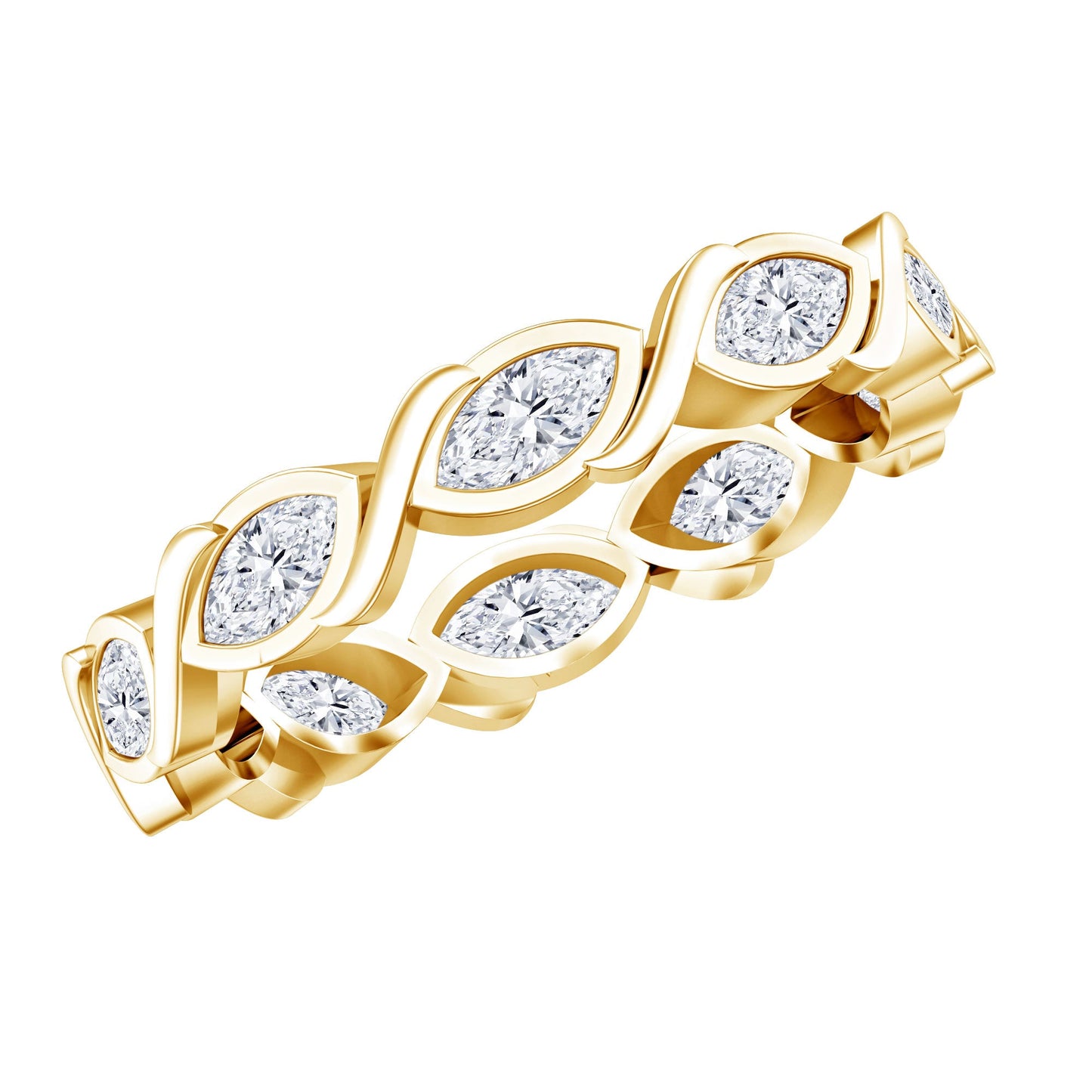 Certified Lab Grown Diamond Wedding Anniversary Ring