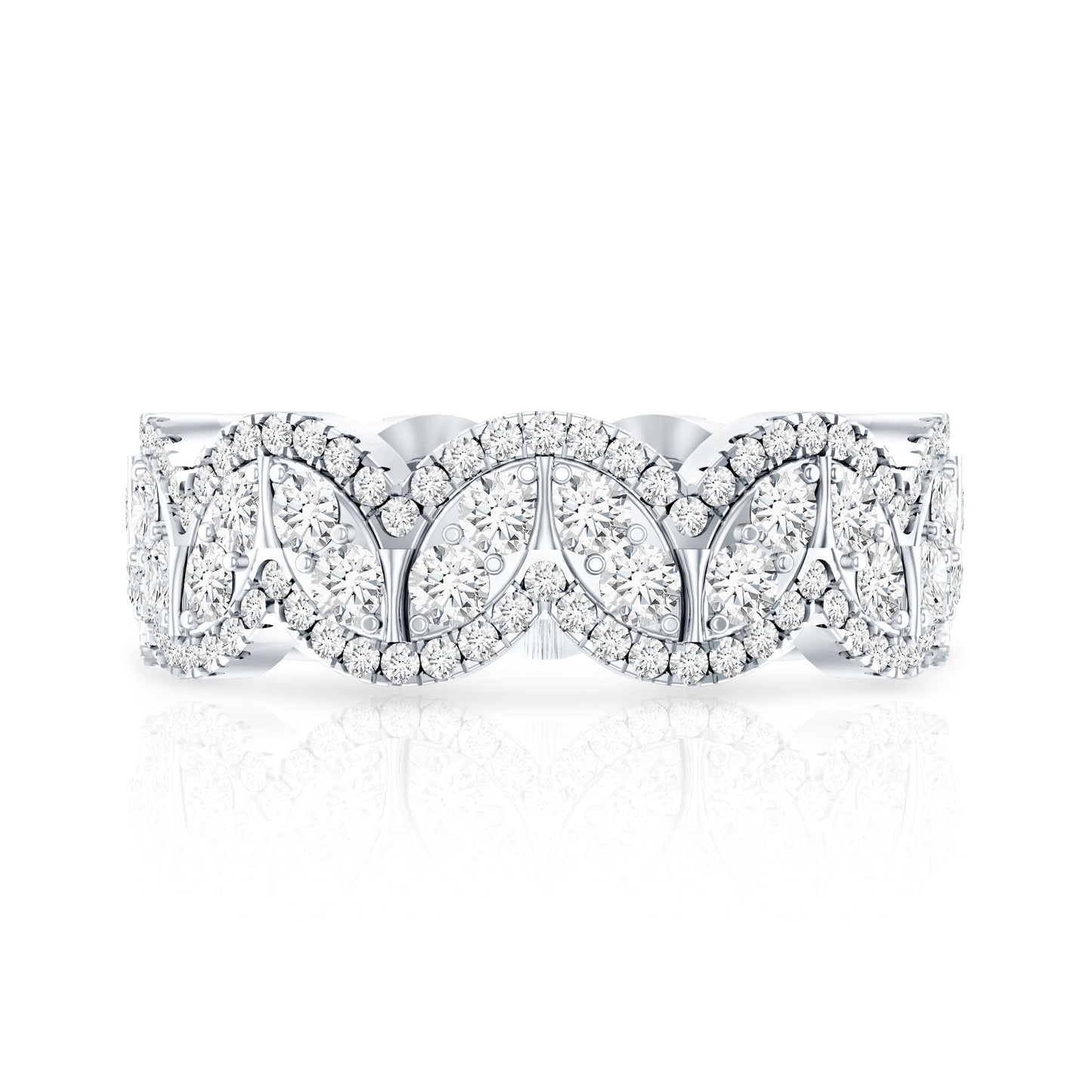 Certified Lab Diamond Vintage Inspired Wedding Ring