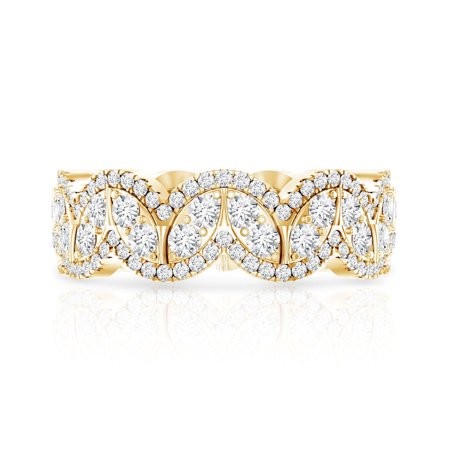 Certified Lab Diamond Vintage Inspired Wedding Ring