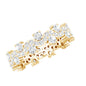 Certified Lab Grown Diamond Designer Wedding Eternity Ring