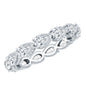Certified Pear Shape Lab Grown Diamond Eternity Ring