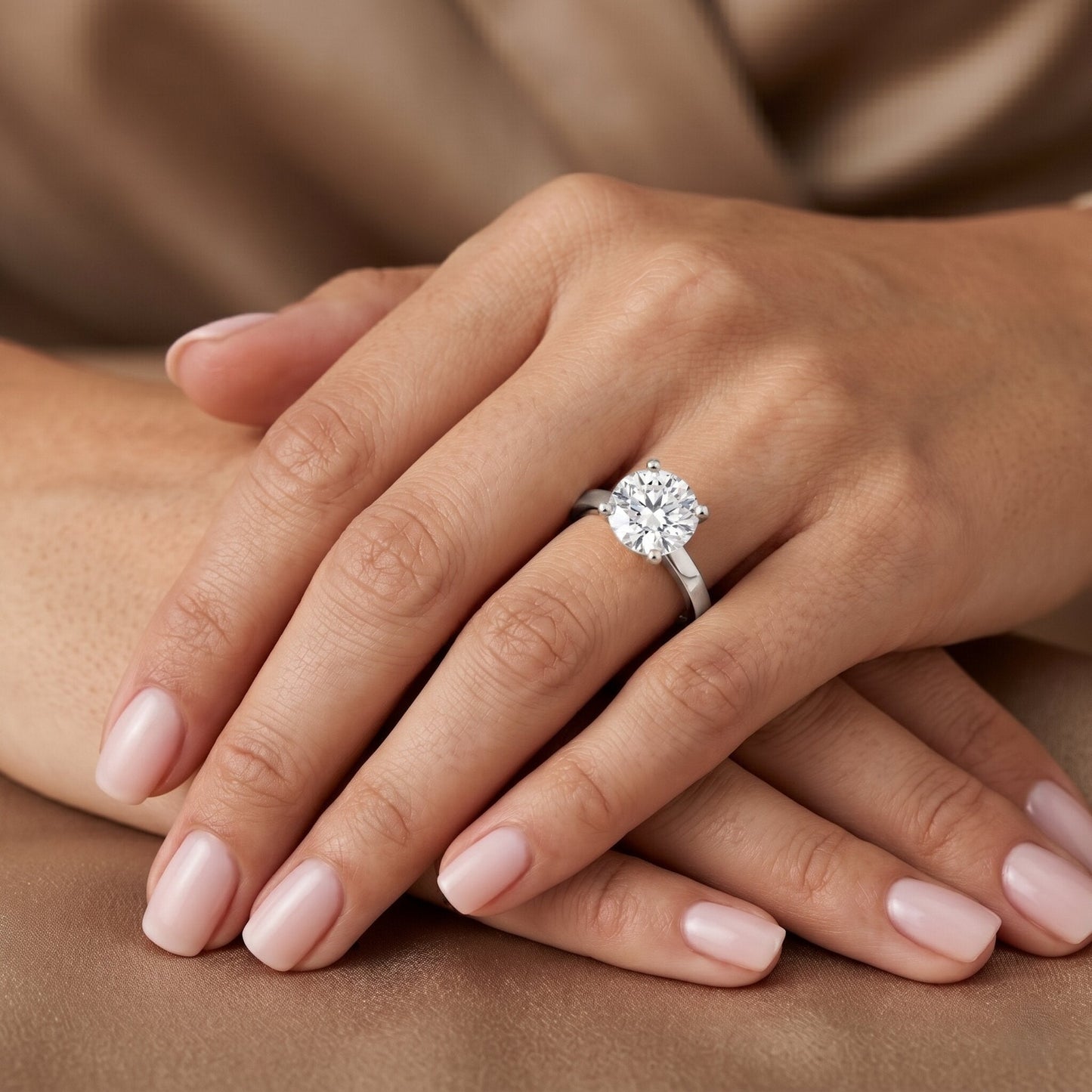 4 CT IGI Certified Lab Diamond Timeless Engagement Ring