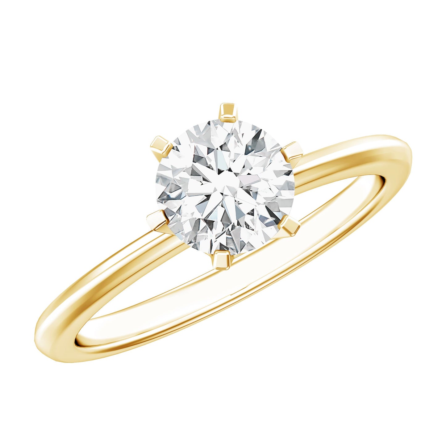 1 Carat Lab Grown Diamond Solitaire Engagement Ring with IGI Certificate