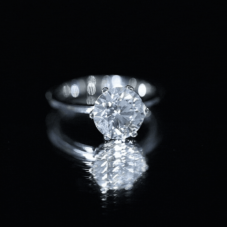 IGI Certified Lab Grown Diamond 2 CT Engagement Ring for Women