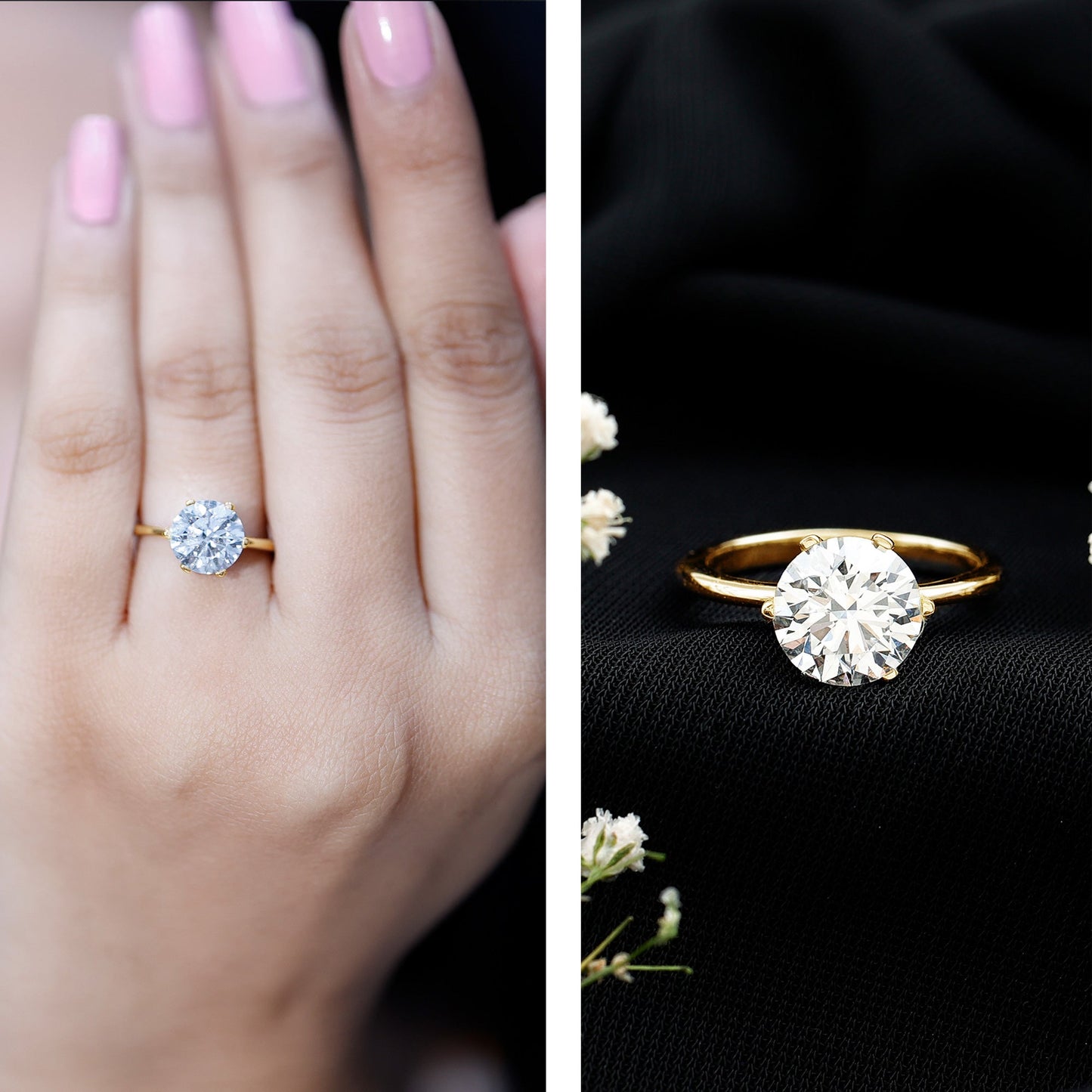 IGI Certified Lab Grown Diamond 2 CT Engagement Ring for Women