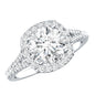 3 Carat Lab Grown Diamond Split Shank Engagement Ring with IGI Certificate