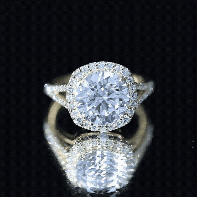 5 Carat Lab Grown Big Diamond Engagement Ring with IGI Certificate