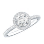 IGI Certified 1 CT Lab Grown Diamond Round Engagement Ring