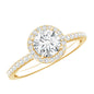 IGI Certified 1 CT Lab Grown Diamond Round Engagement Ring