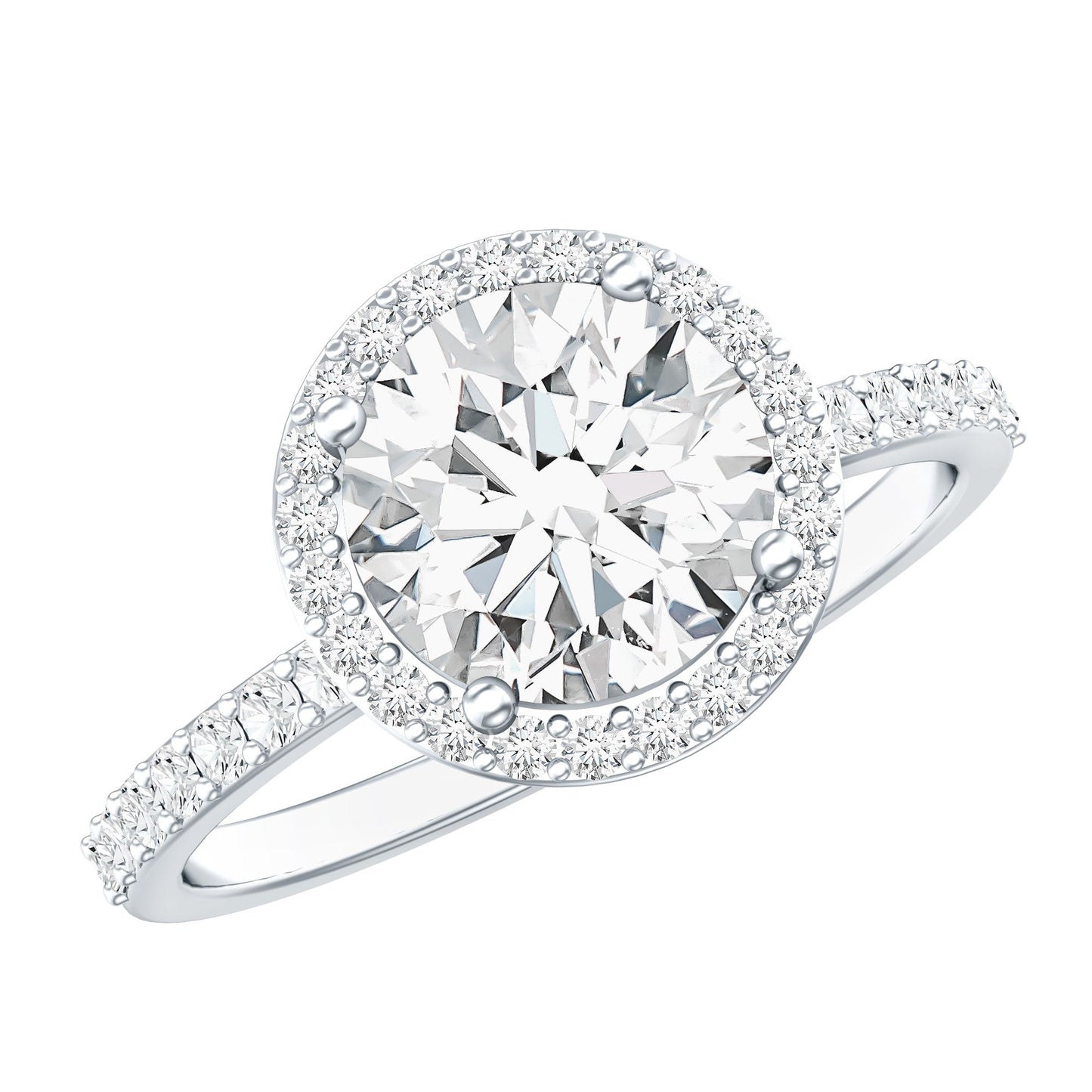 3 Carat IGI Certified Lab Grown Diamond Engagement Ring