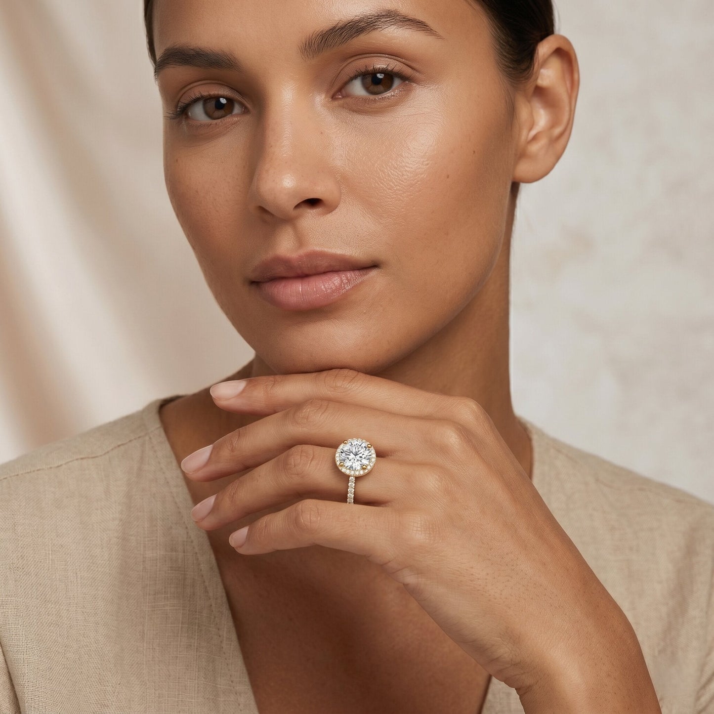 3 Carat IGI Certified Lab Grown Diamond Engagement Ring