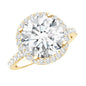 5 Carat Round Lab Grown Diamond Engagement Ring with IGI Certified