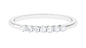 Minimalist Diamond Wedding Band Ring with Certificate