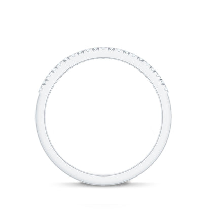 Natural Diamond Minimal Stackable Band Ring