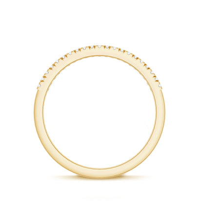 Natural Diamond Minimal Stackable Band Ring