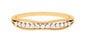 Natural Diamond Half Eternity Ring for Anniversary