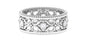 Vintage Inspired Real Diamond Wedding Band Ring