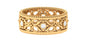 Vintage Inspired Real Diamond Wedding Band Ring