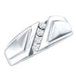 Lab Grown Diamond Mens Wide Wedding Band