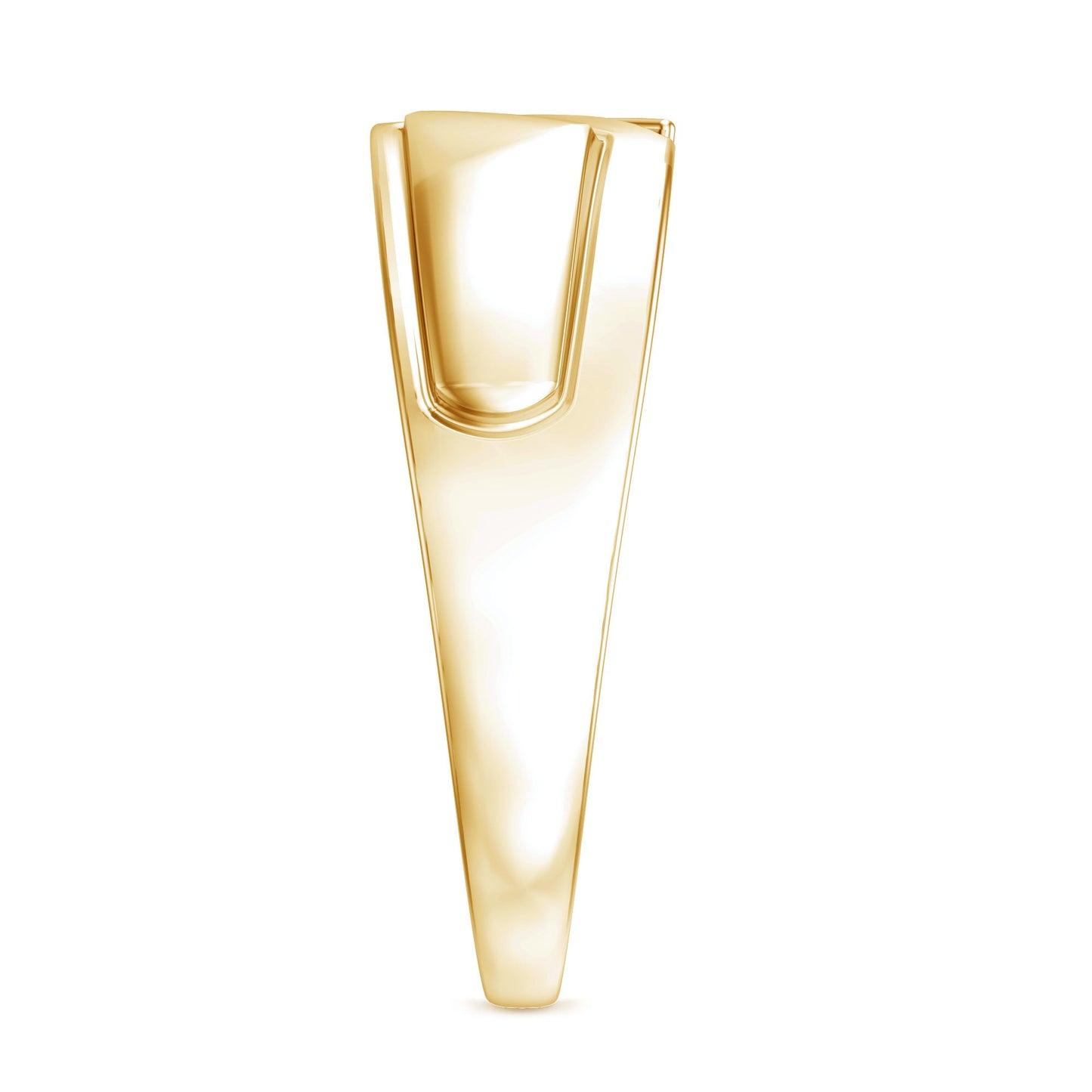 Lab Grown Diamond Mens Wide Wedding Band