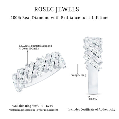 Natural Diamond Wedding Band for Women