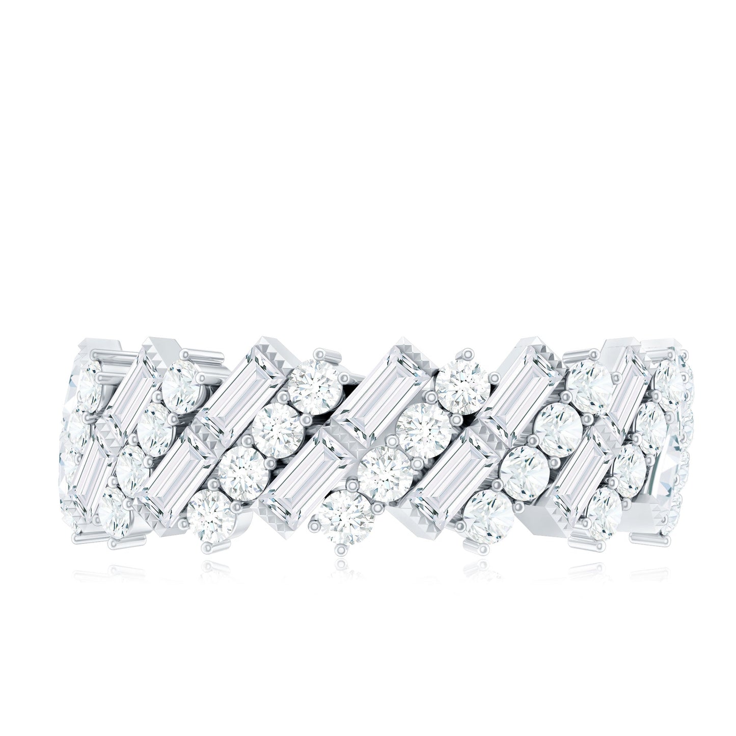 Natural Diamond Wedding Band for Women