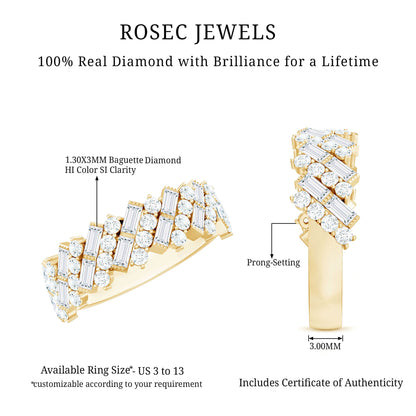 Natural Diamond Wedding Band for Women