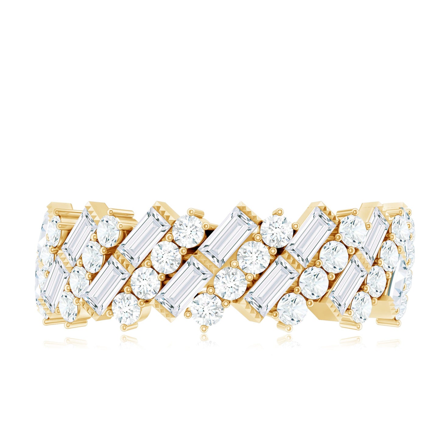 Natural Diamond Wedding Band for Women