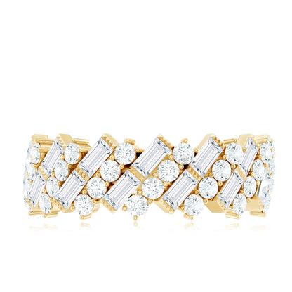 Natural Diamond Wedding Band for Women