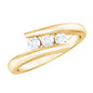 Certified Diamond Three Stone Promise Ring