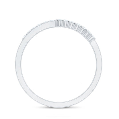 Minimalist Real Diamond Stackable Ring for Women