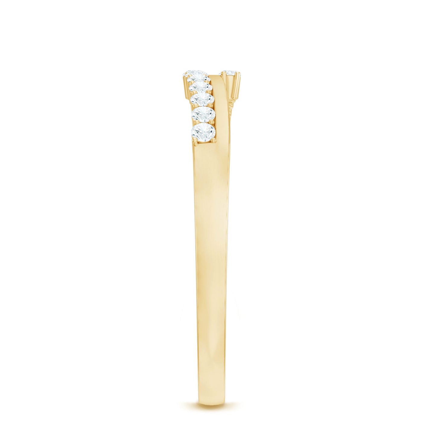 Minimalist Real Diamond Stackable Ring for Women