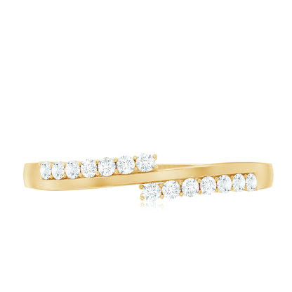 Minimalist Real Diamond Stackable Ring for Women