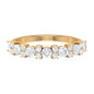 Certified Real Diamond Half Eternity Ring