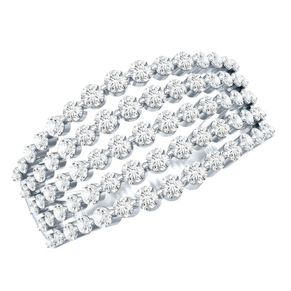 Lab Grown Diamond Statement Wedding Band for Women