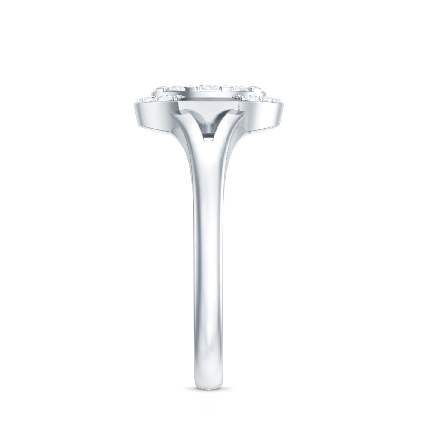 Classic Diamond Engagement Ring with Split Shank