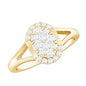 Classic Diamond Engagement Ring with Split Shank