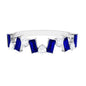 Genuine Baguette Blue Sapphire Half Eternity Ring with Diamond