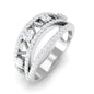 Designer Diamond Wedding Band with Certificate
