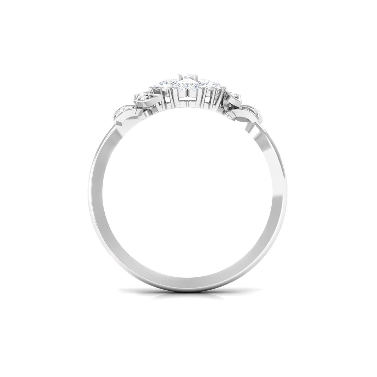 Nature Inspired Diamond Engagement Ring for Women