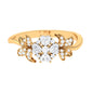 Nature Inspired Diamond Engagement Ring for Women