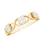 Natural Diamond Infinity Band Ring with Certificate