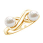 Toi et Moi Freshwater Pearl Infinity Promise Ring