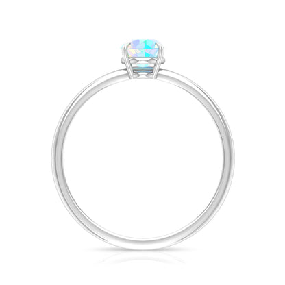 Certified Real Ethiopian Opal October Birthstone Ring