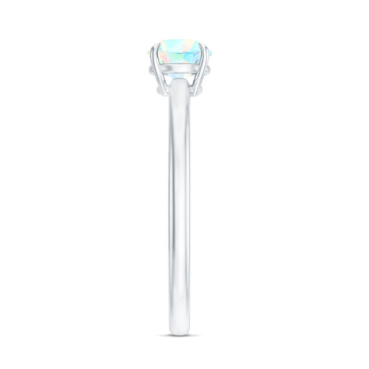 Certified Real Ethiopian Opal October Birthstone Ring