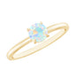 Certified Real Ethiopian Opal October Birthstone Ring